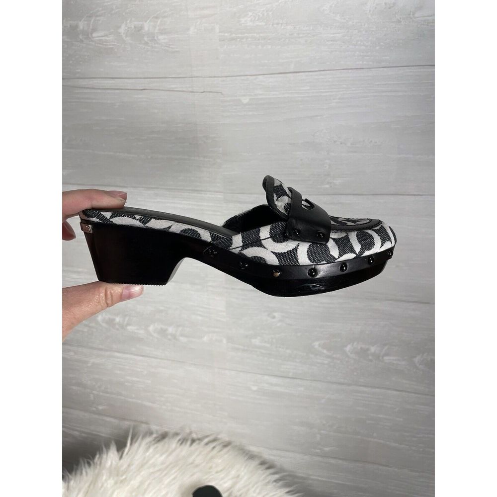 Coach Lani Slide On Heels - Size 6B - Great Condition - Picture 4 of 10